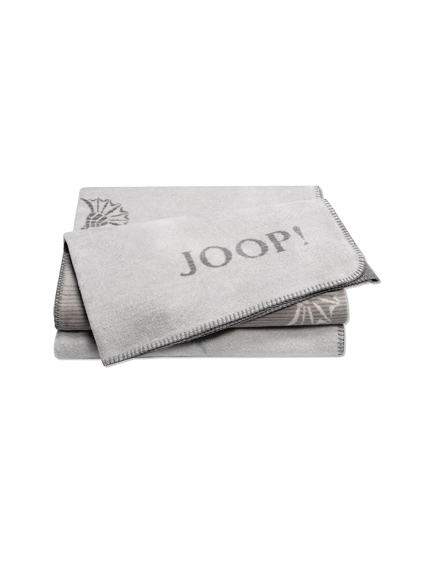 JOOP | Wohndecke 150x200cm FADED CORNFLOWER Sand | hellgrau